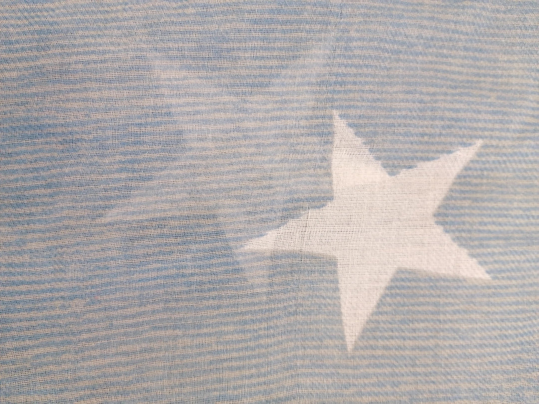 Vannie Scarf - Blue with White Stars