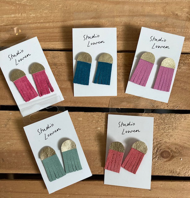 Jellyfish Tassel Earrings