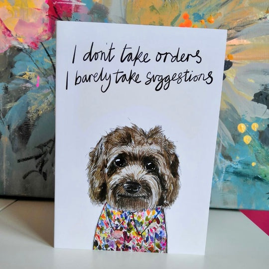 Cockerpoo Greetings Card