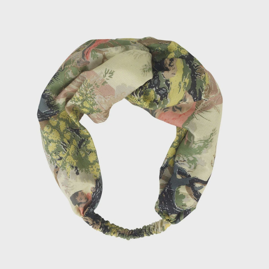 Country Toile Headband