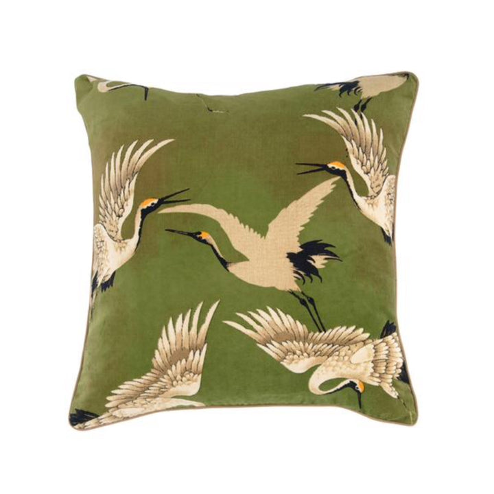 Stork Square Cushion