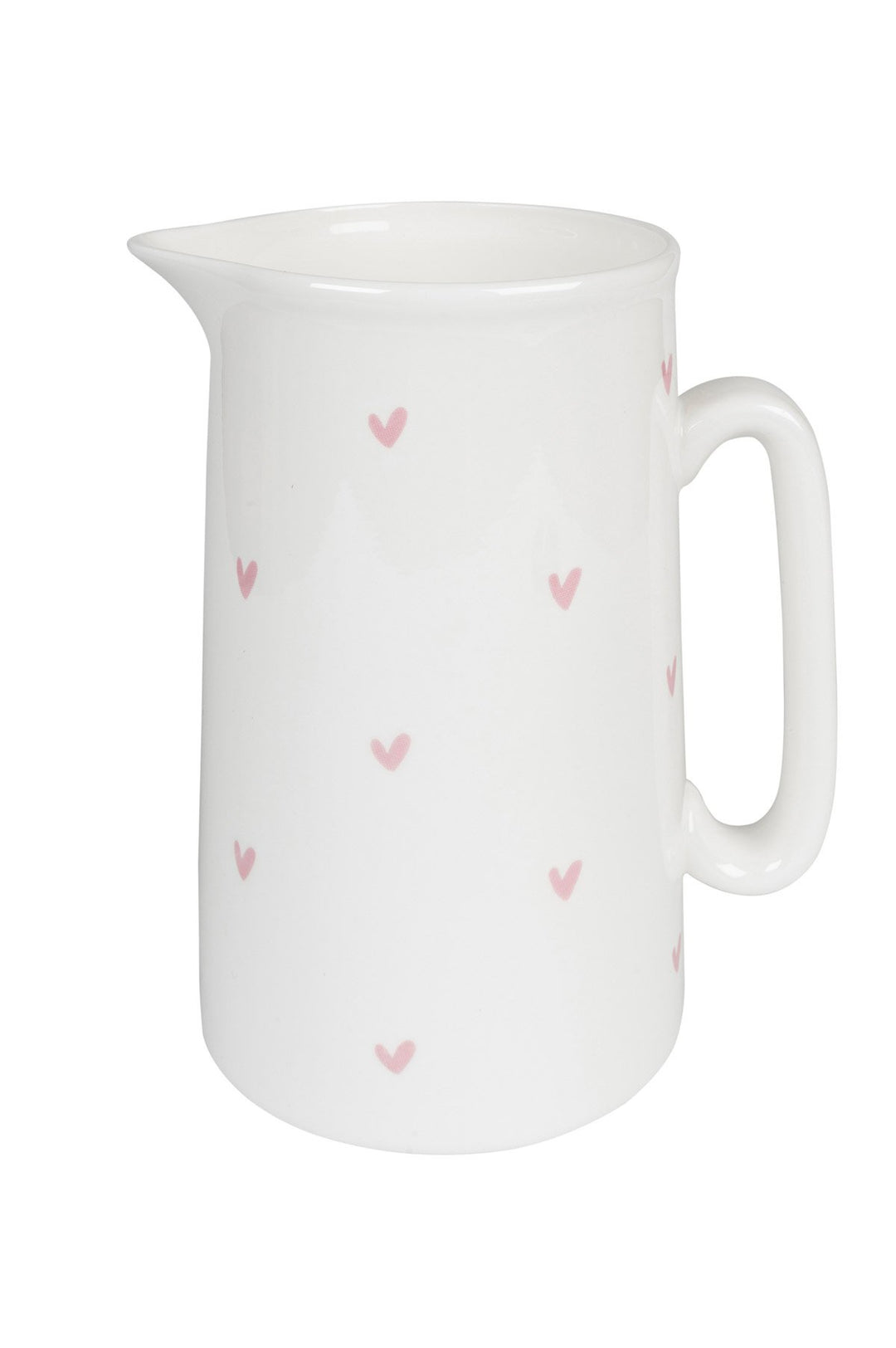 Large Bone China Hearts Jug