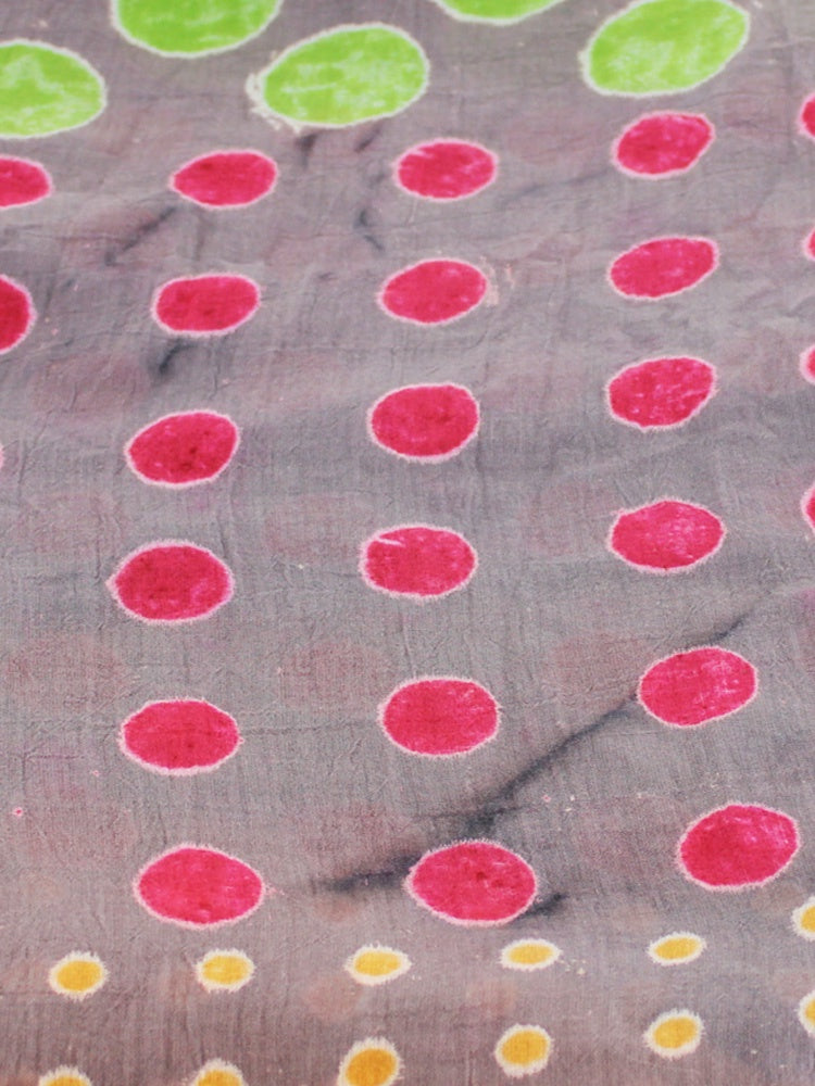 Dotty Block Print Scarf / Sarong
