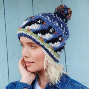 Circle of Puffins Bobble Beanie