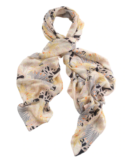 Deco Daisy Mauve Scarf
