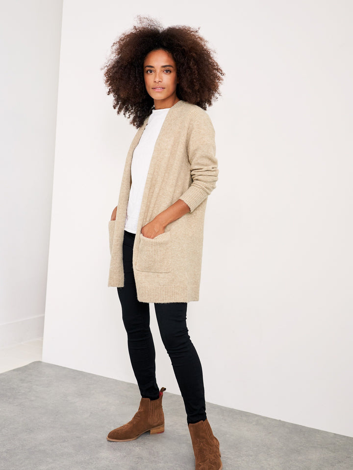 Cosy Rib Longline Cardigan