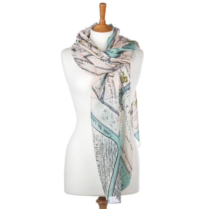 Map Scarf - Venice
