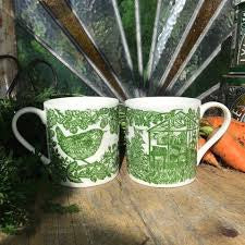 Bone China Screen Printed Mug