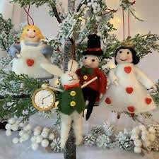 White Rabbit Felt Decoration