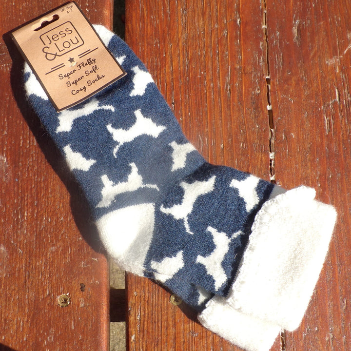 Delightful Dogs Cuff Socks