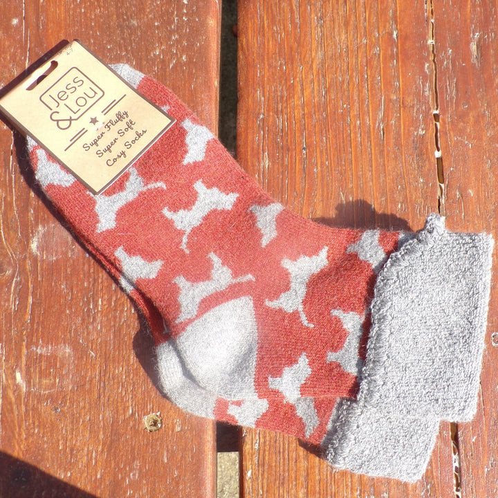 Delightful Dogs Cuff Socks