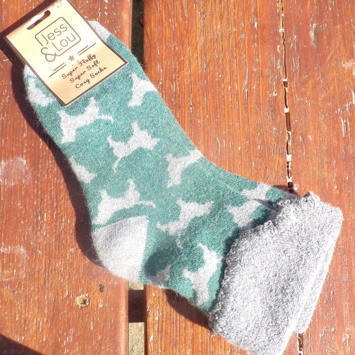 Delightful Dogs Cuff Socks