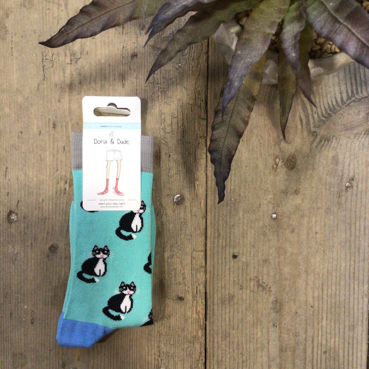 Bamboo Cat Socks