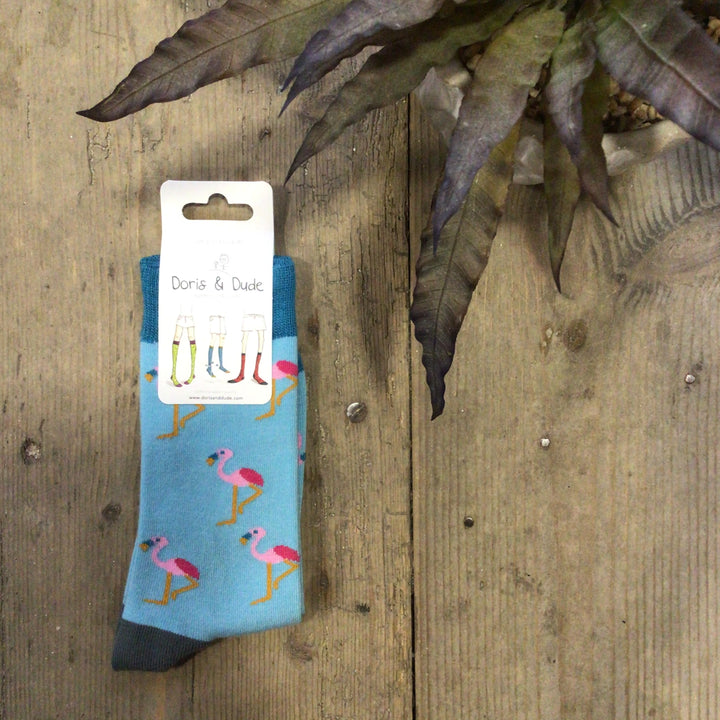 Bamboo Flamingo Socks