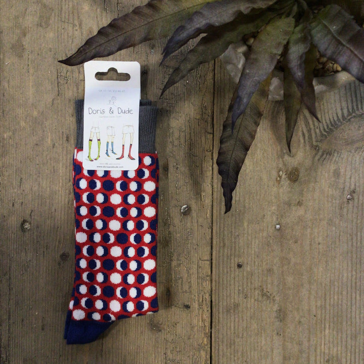 Bamboo - Mens - Spotted Socks