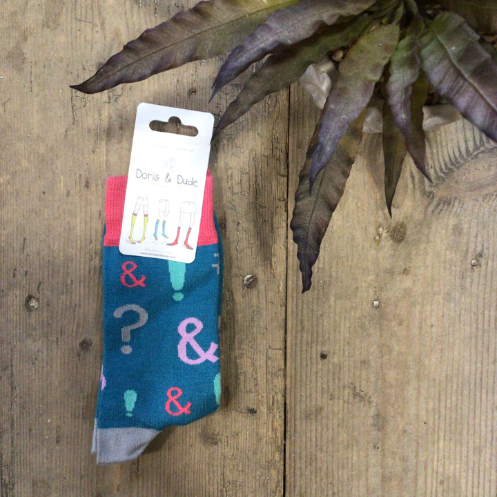 Bamboo Bright Printed Socks