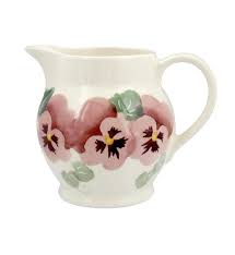 Pink Pansy 1/2 Pint Jug