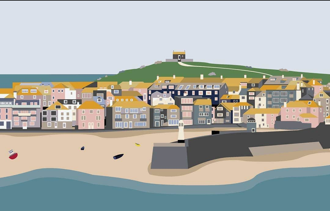 A4 St Ives Landscape Prints