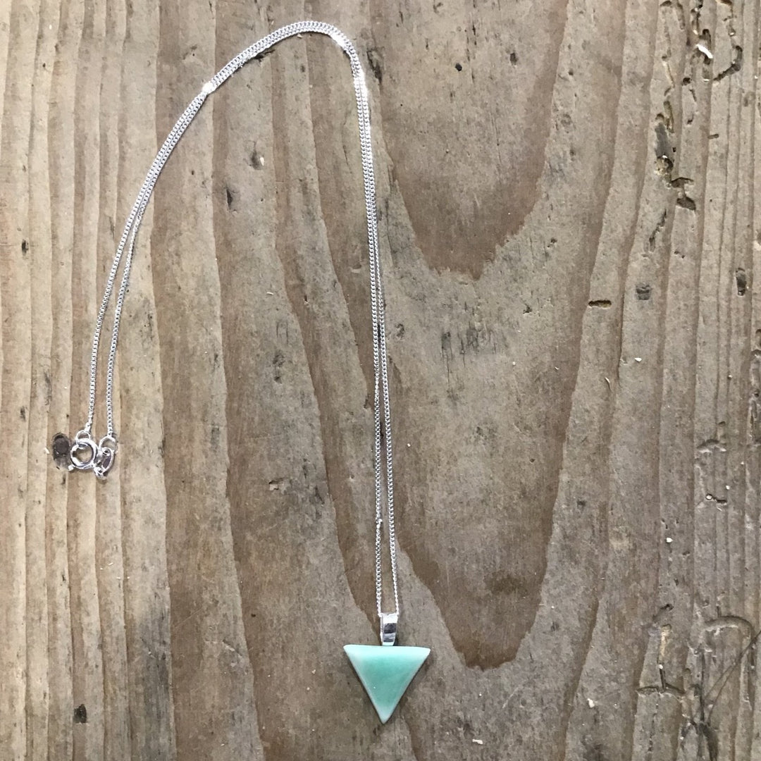 Ceramic Triangle Necklace