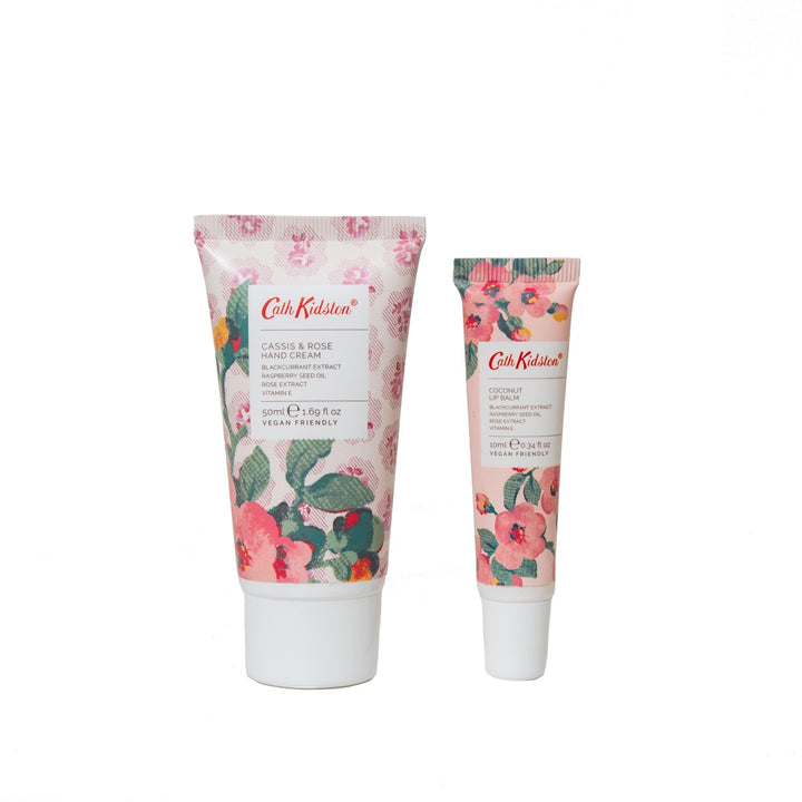 Cath Kidston Freston Cassis & Rose Hand & Lip Tin