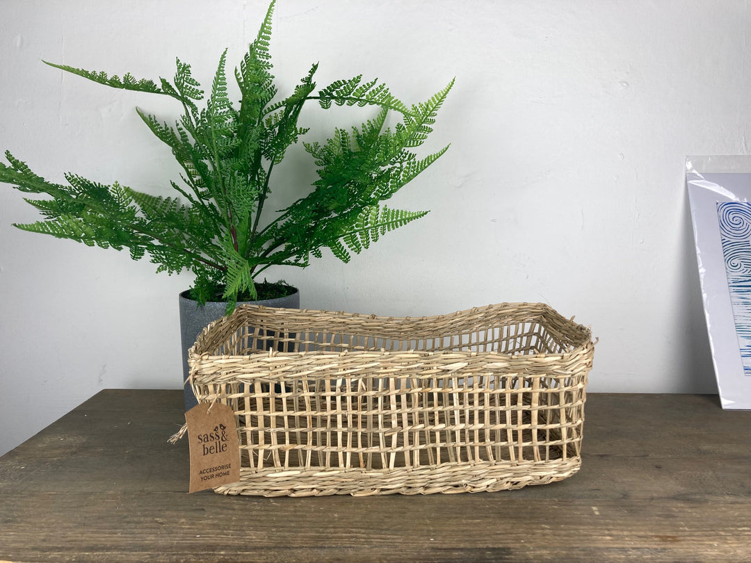 Seagrass Rectangular Basket