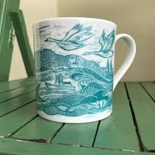 Bone China Screen Printed Mug