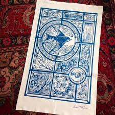 Stained Glass Tea Towel
