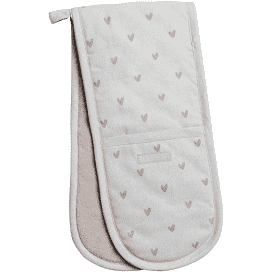 Oven Gloves - Pink Hearts