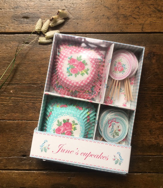 Greengate June's Cupcake Cases & Toppers