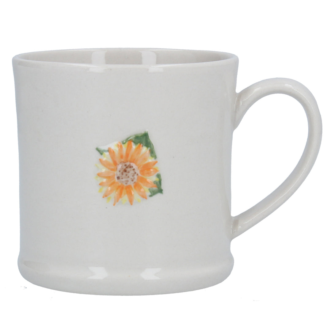 Ceramic Mini Mug with Sunflower