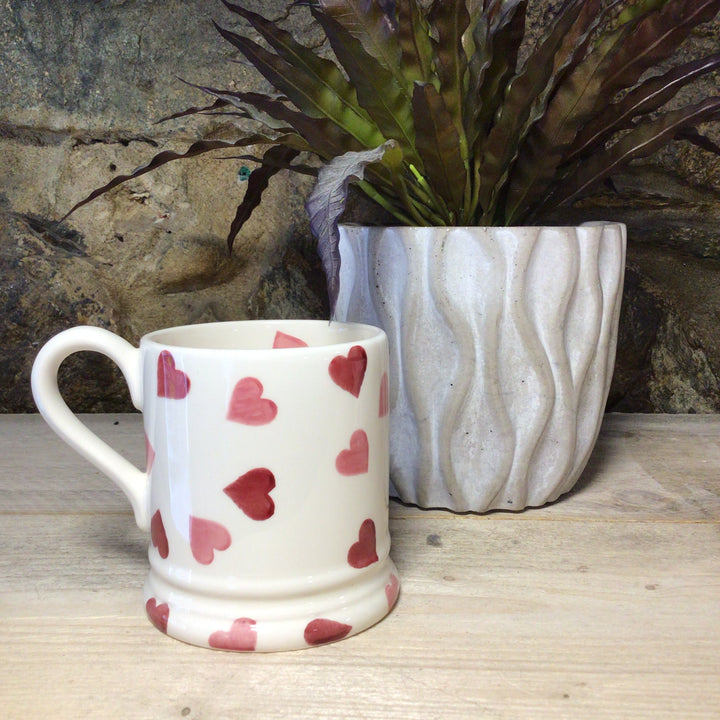 Pink Hearts 1/2 Pint Mug