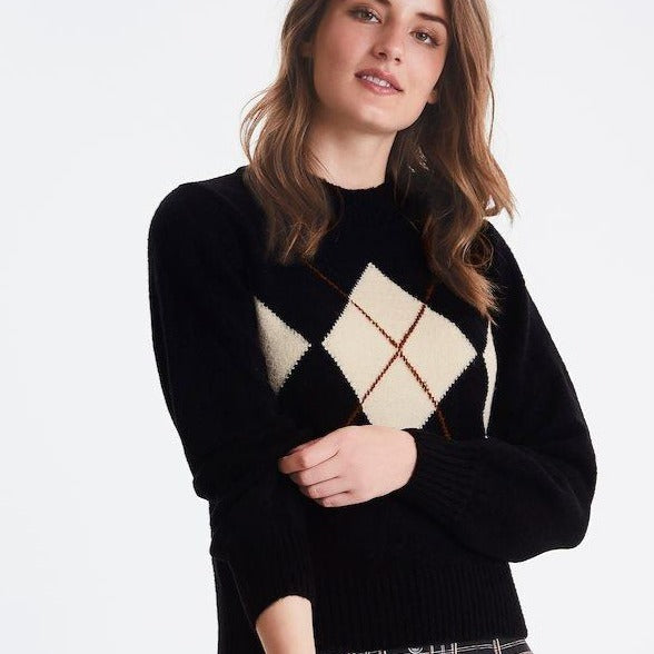 Martha Argyle Wool Mix Jumper