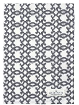 Karma Dark Grey Tea Towel