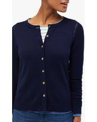 Sketch Organic Cardi in Navy