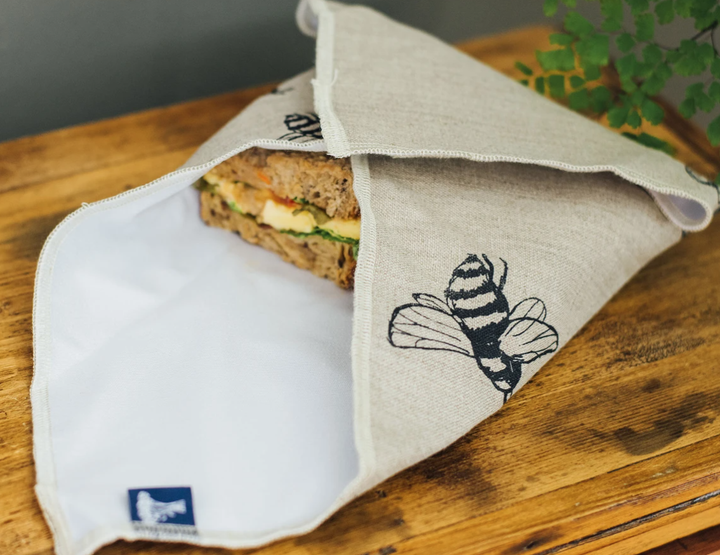 Bee Linen Sandwich Wrap