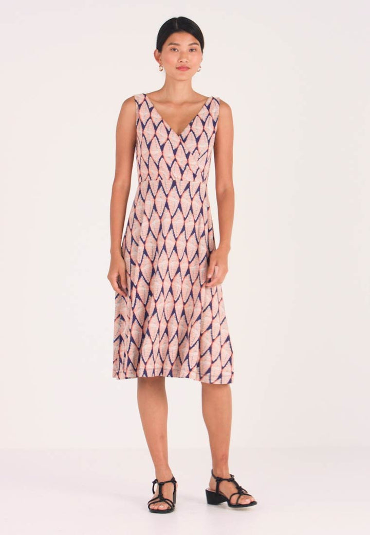 Fillipa Dress - Mexican Orange Print