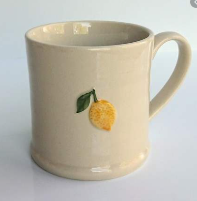 Ceramic Mini Mug with Lemon
