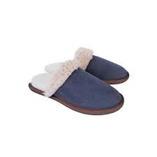 Ladies Turnback Mule Slippers