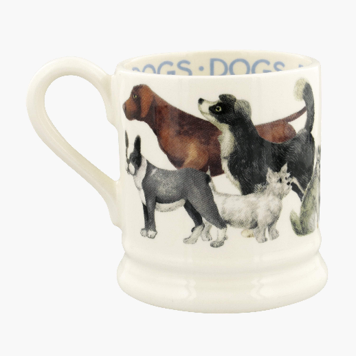 Dogs All Over 1/2 Pint Mug