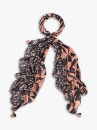 Margot Printed Modal Scarf - Nude
