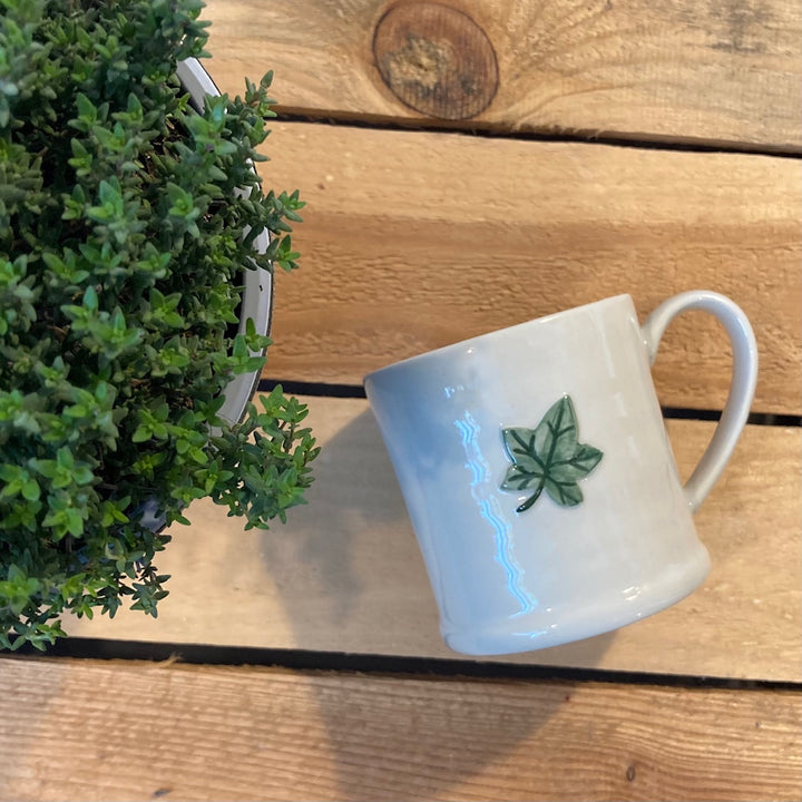 Ceramic Mini Mug with Ivy