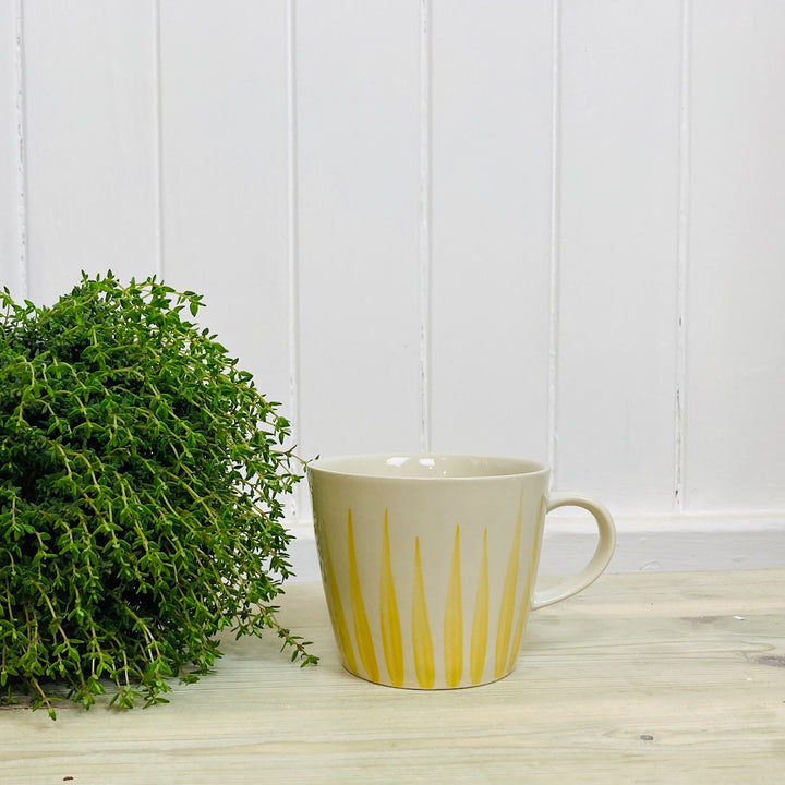 Flame Patterned Ceramic Mug