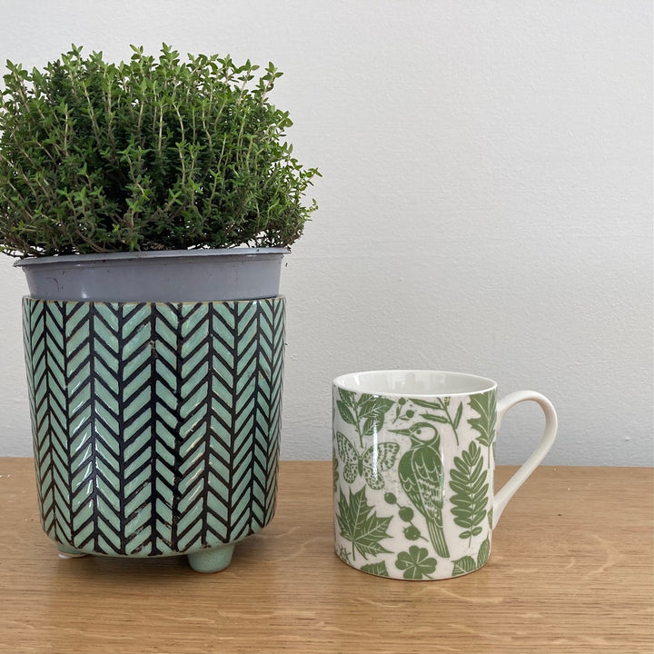 Green Garden Study Mug
