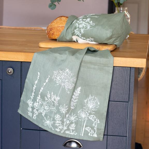 Tea Towel - Garden Design