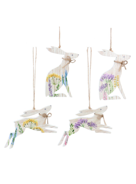 Spring Meadow Hare Decorations