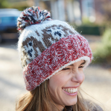 Hazy Hound Bobble Beanie