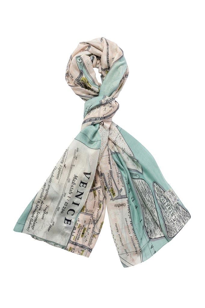 Map Scarf - Venice