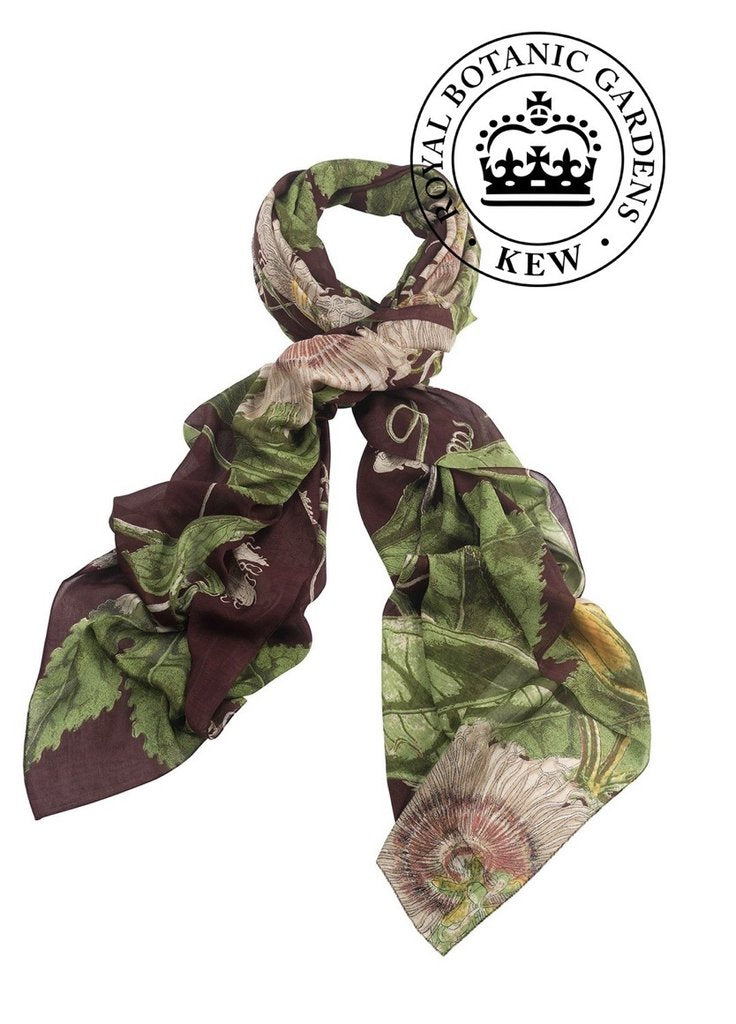 Kew Gardens Passion Flower Scarf