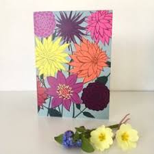 Dahlia Card