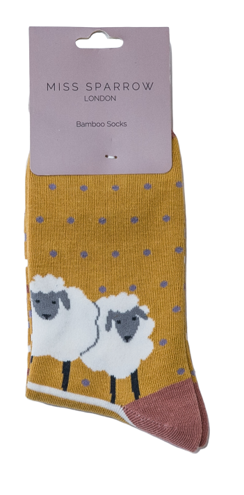 Sheep Friends Socks - Size 4-7